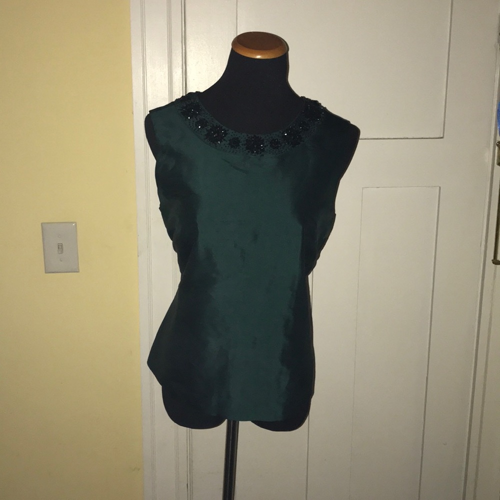 Talbots sleeveless top.